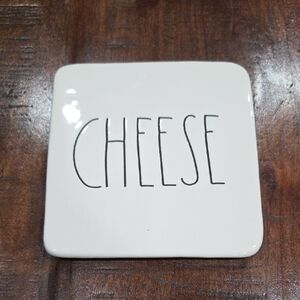 Rae Dunn White Cheese Plate